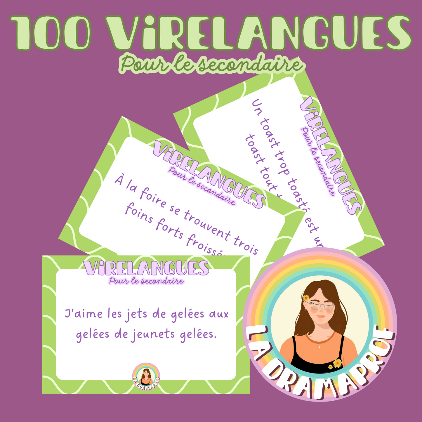 Banque | 100 virelangues pour le secondaire