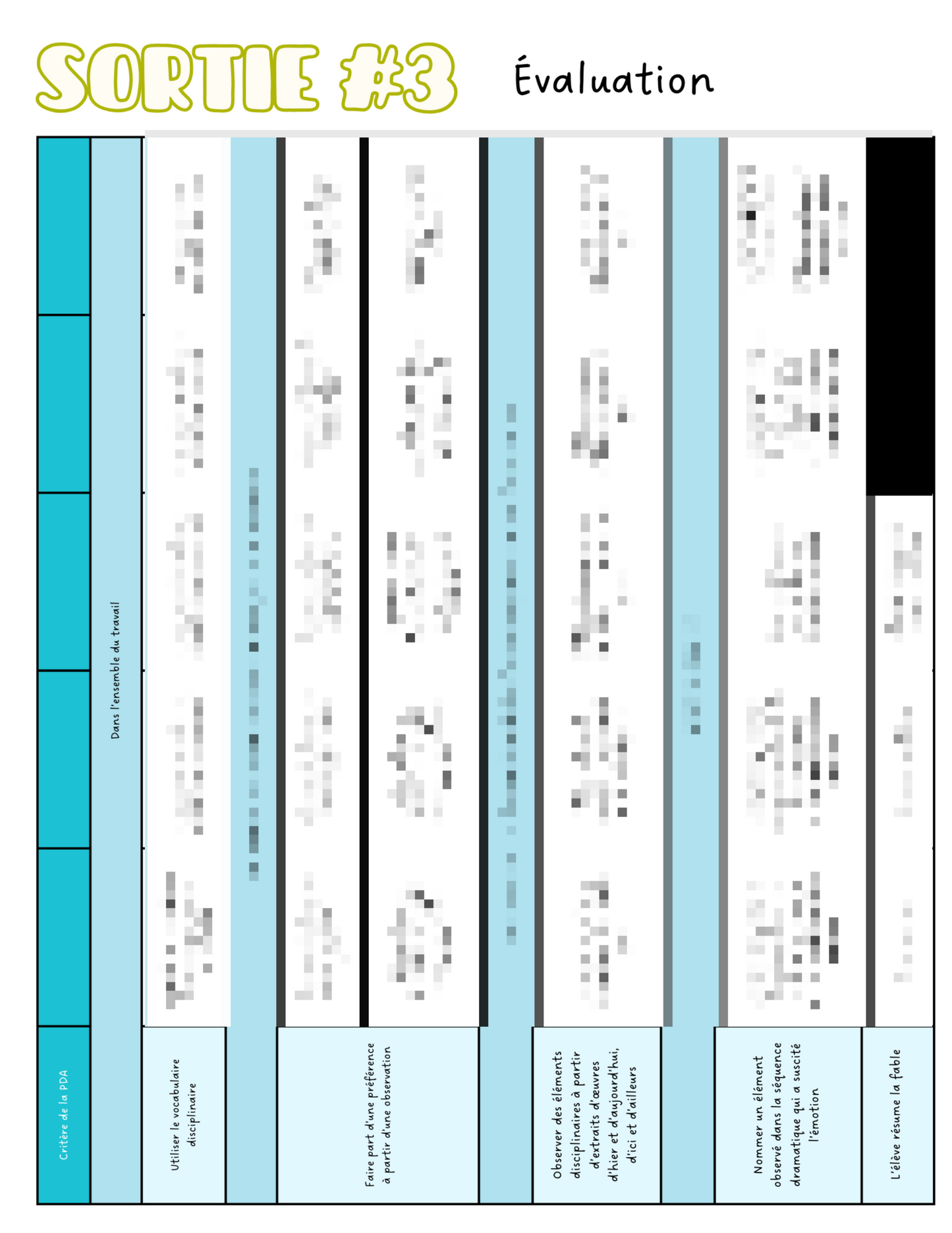 Cahier de sorties théâtrales | 1er cycle primaire