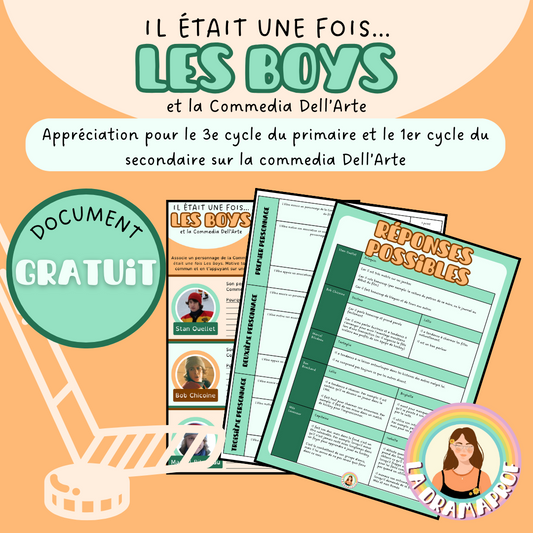 Appréciation | Il était une fois Les Boys et la Commedia Dell'Arte