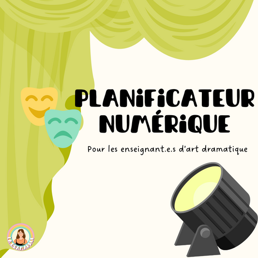 Planificateur numérique pour l'art dramatique