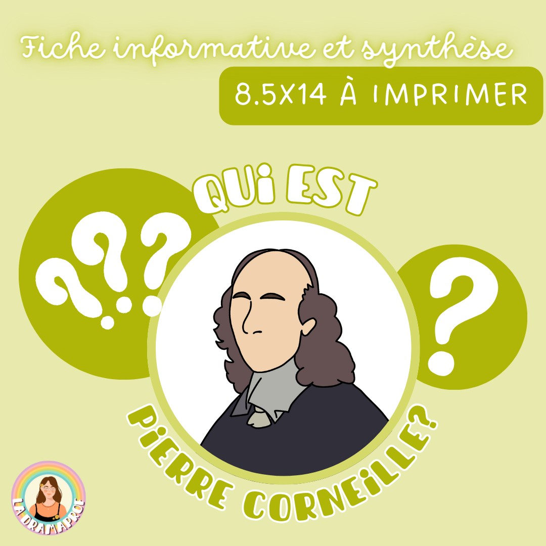 Fiche informative et synthèse | Qui est Pierre Corneille?