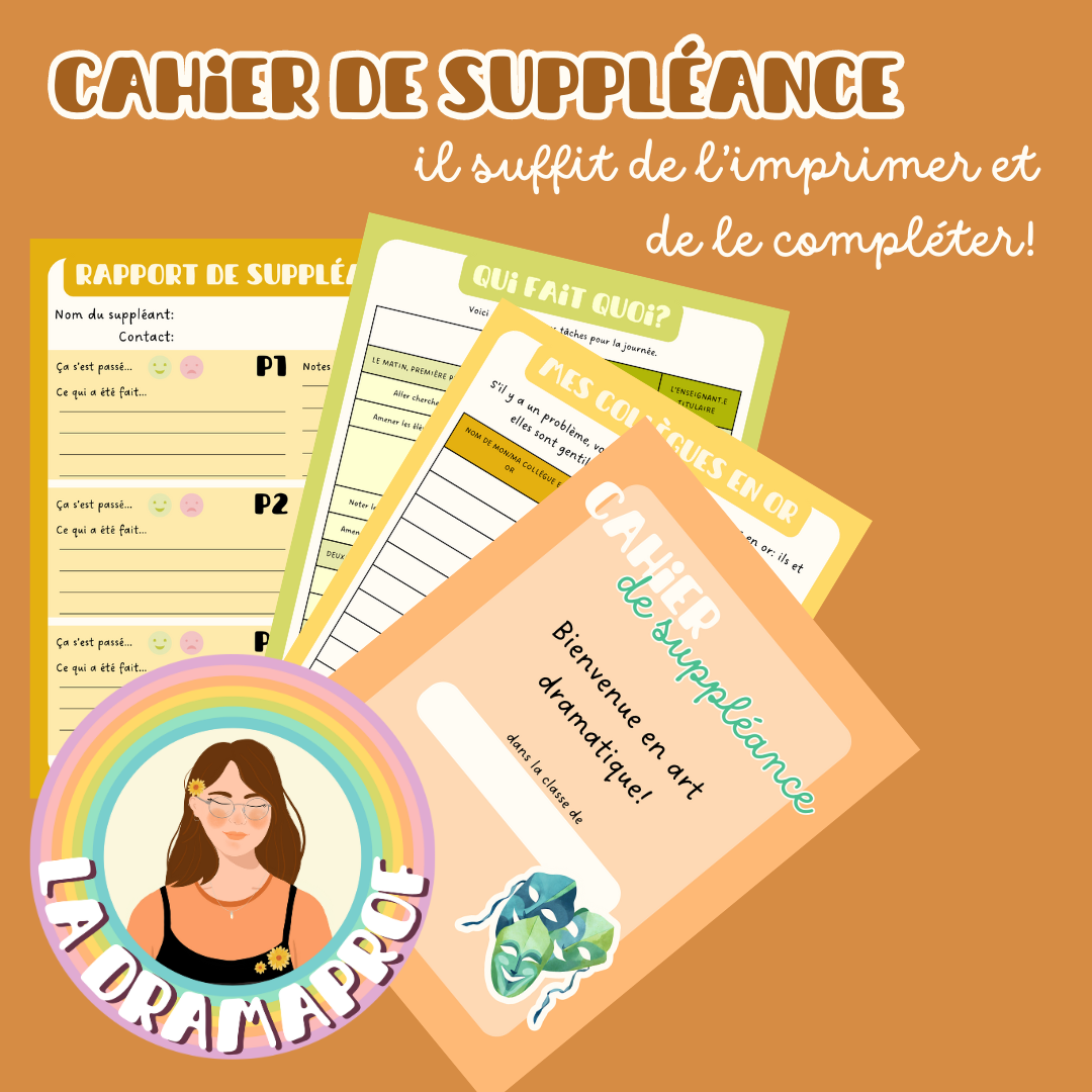 Cahier de suppléance à compléter