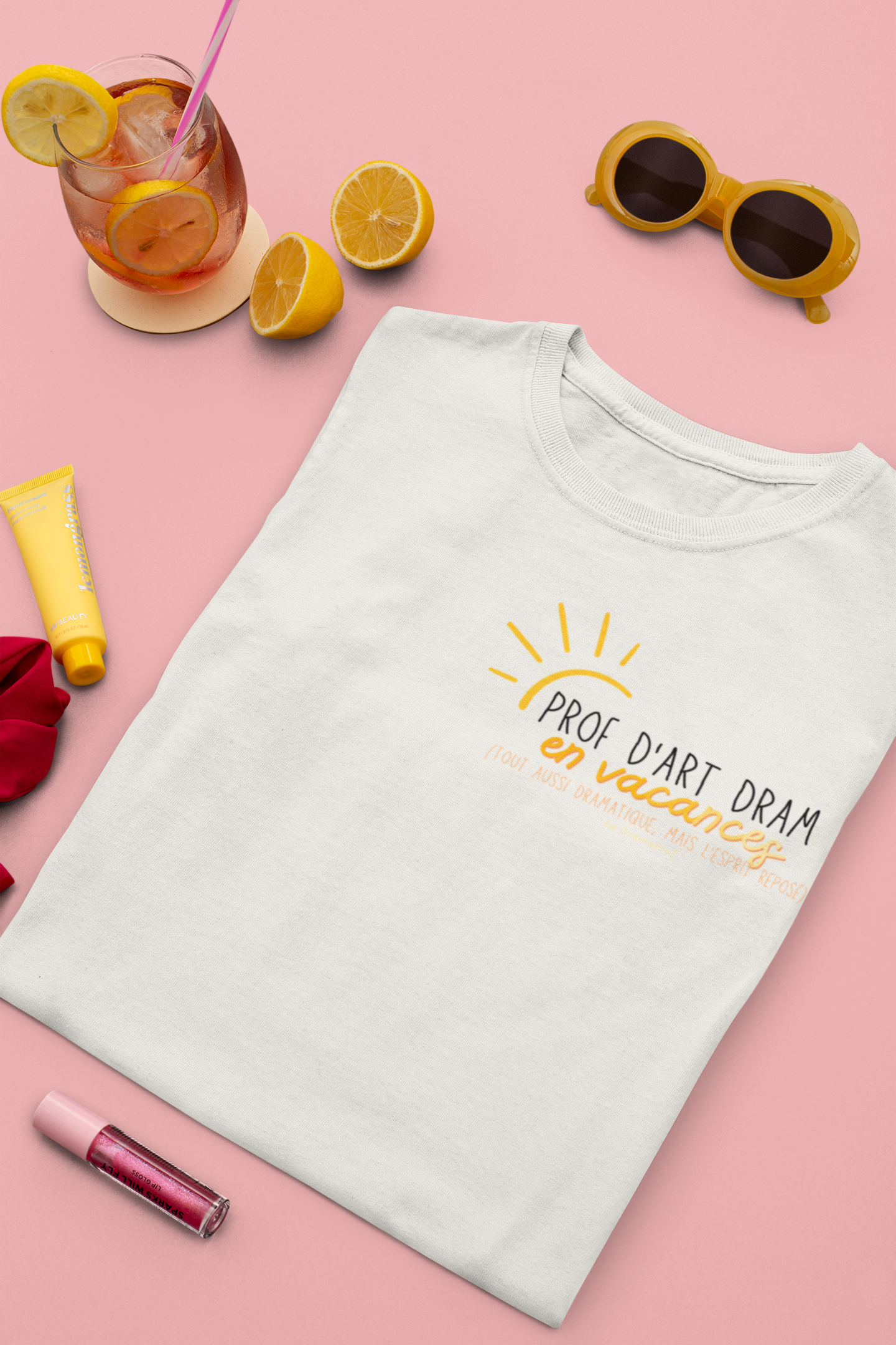 T-Shirt | Prof d'art dram en vacances