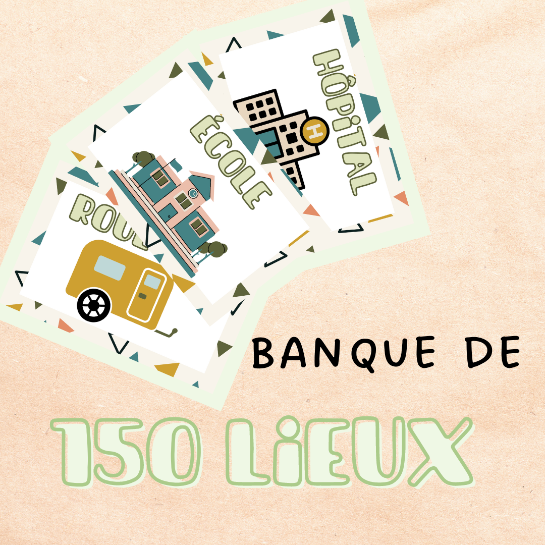 Banque de 150 lieux à visiter